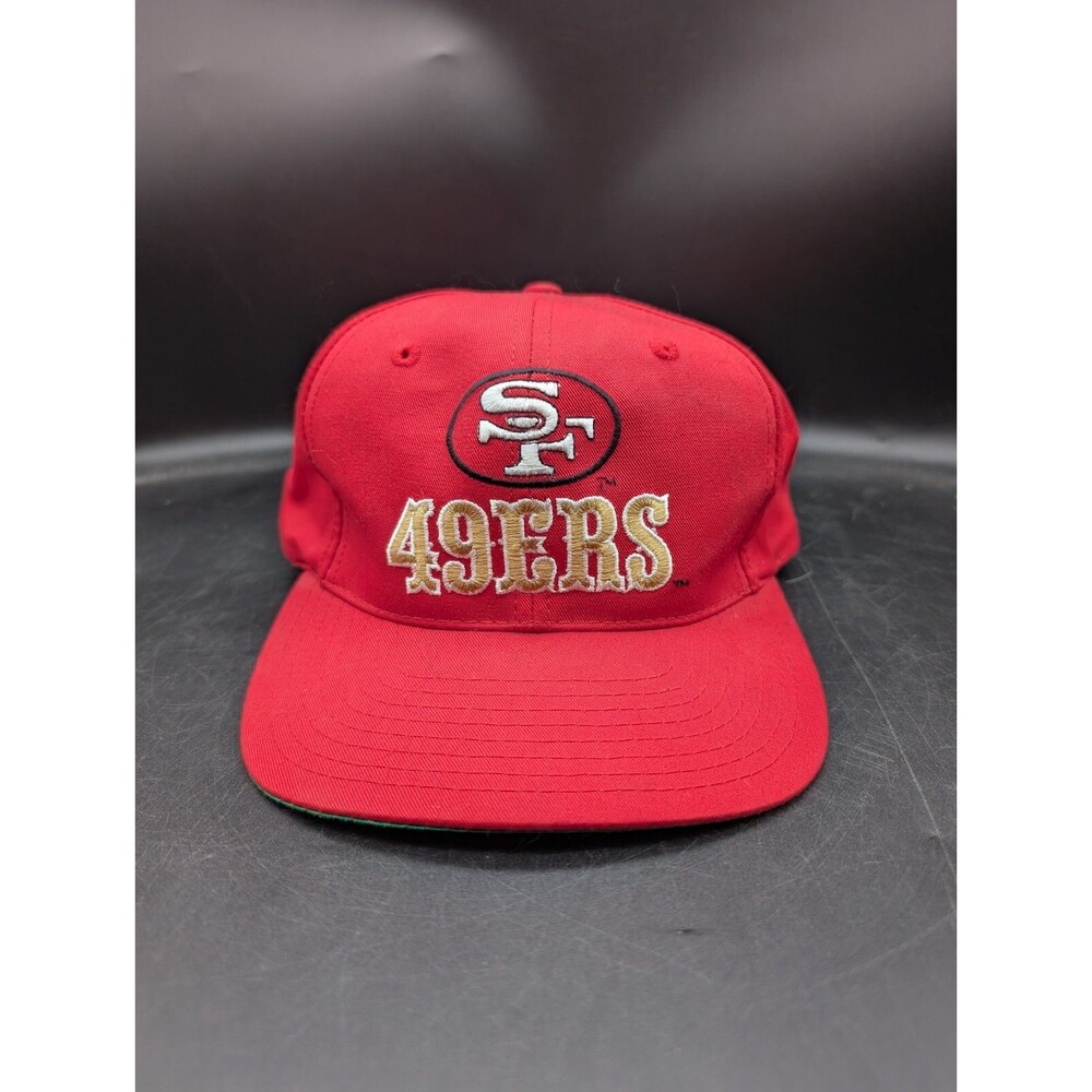 Eastport San Francisco 49ers NFL Snapback Hat Red RARE Vintage 90's